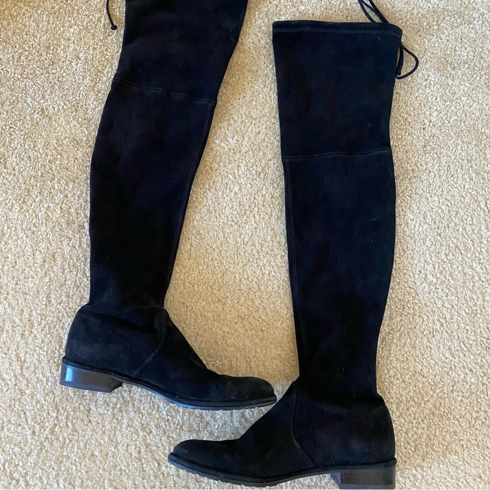 Stuart Weitzman Lowland Over the Knee Suede Boots